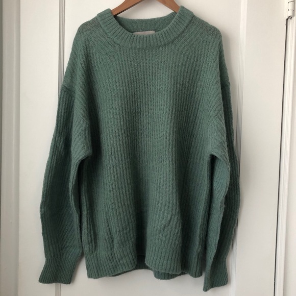 Everlane Sweaters - Everlane oversize alpaca sweater deco green